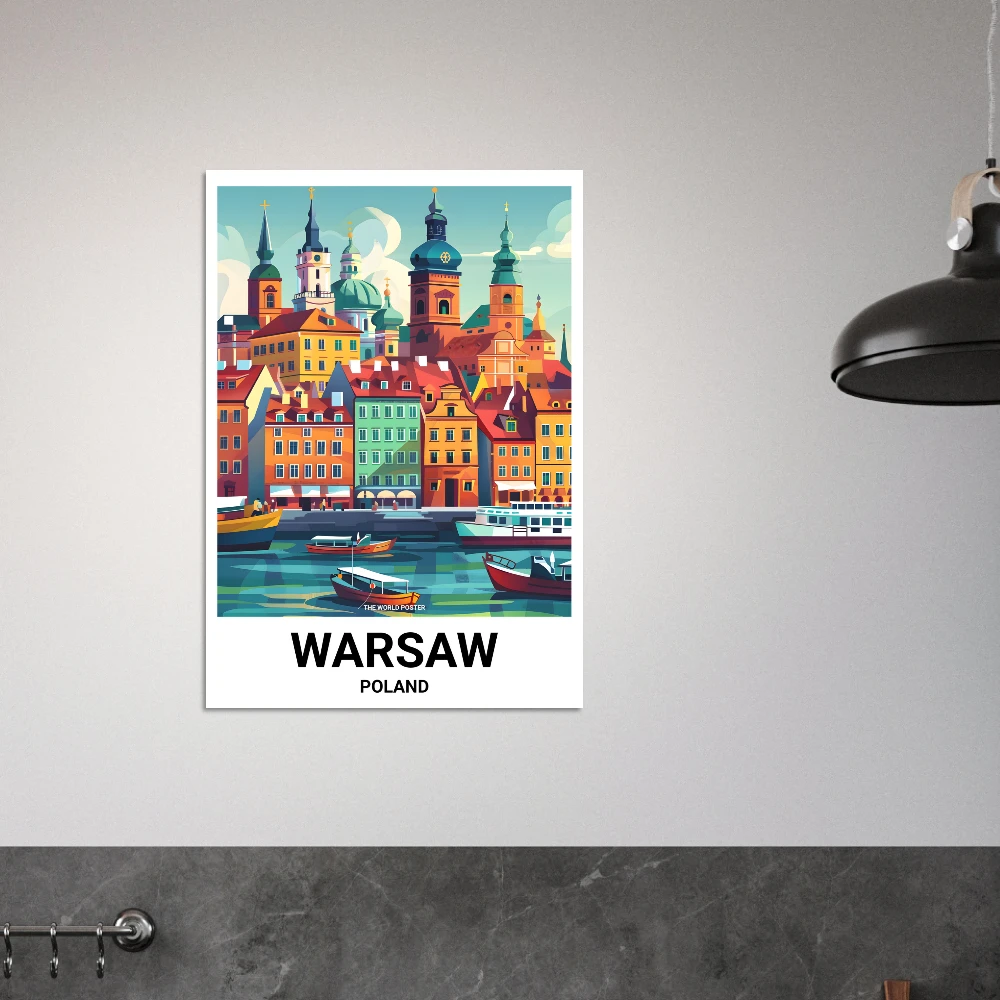 Affisch WARSZAWA - Image 3 of 6