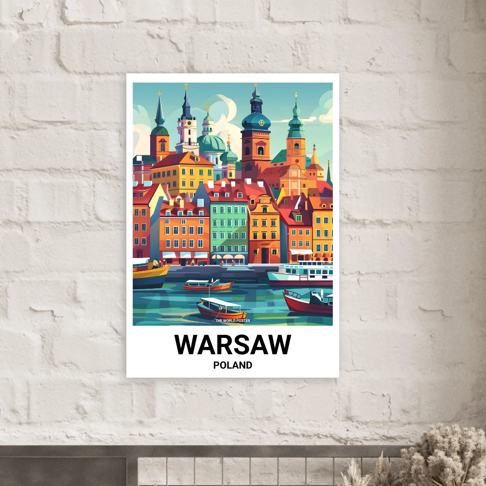 Affisch WARSZAWA - Image 4 of 6