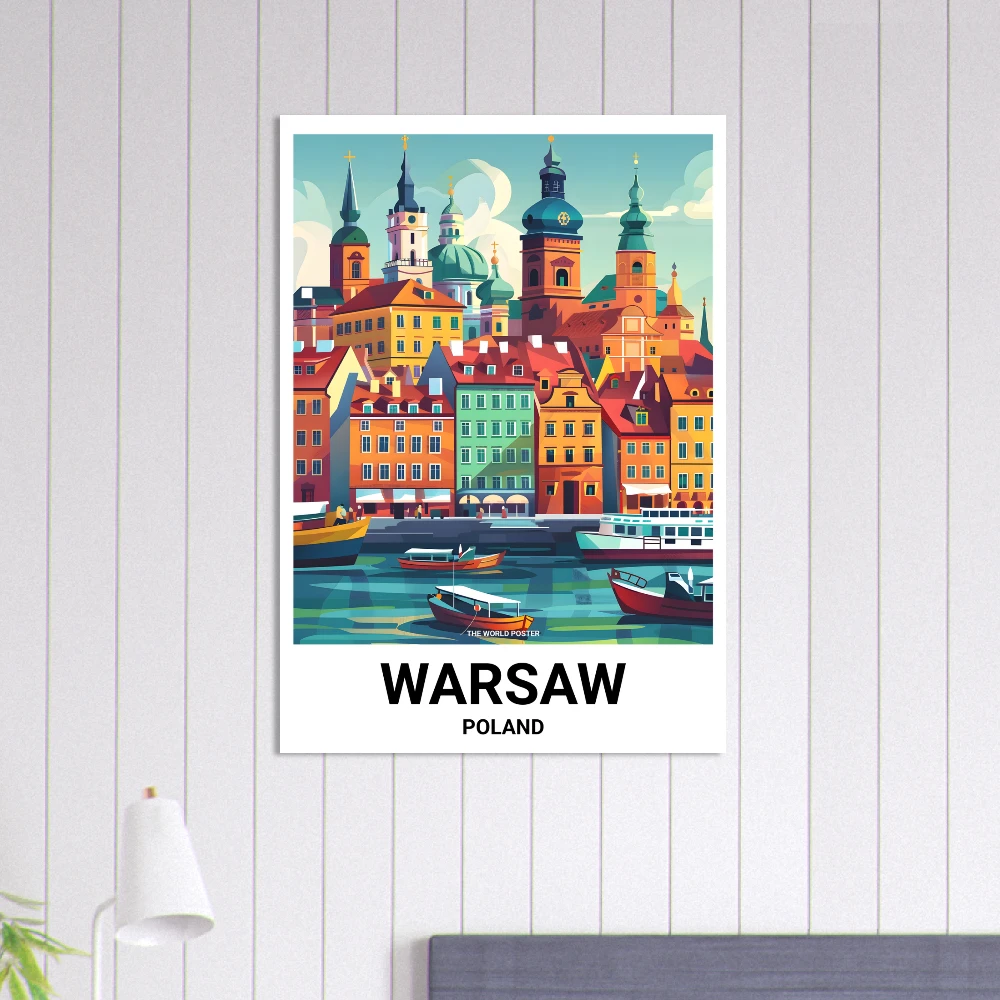 Affisch WARSZAWA - Image 5 of 6