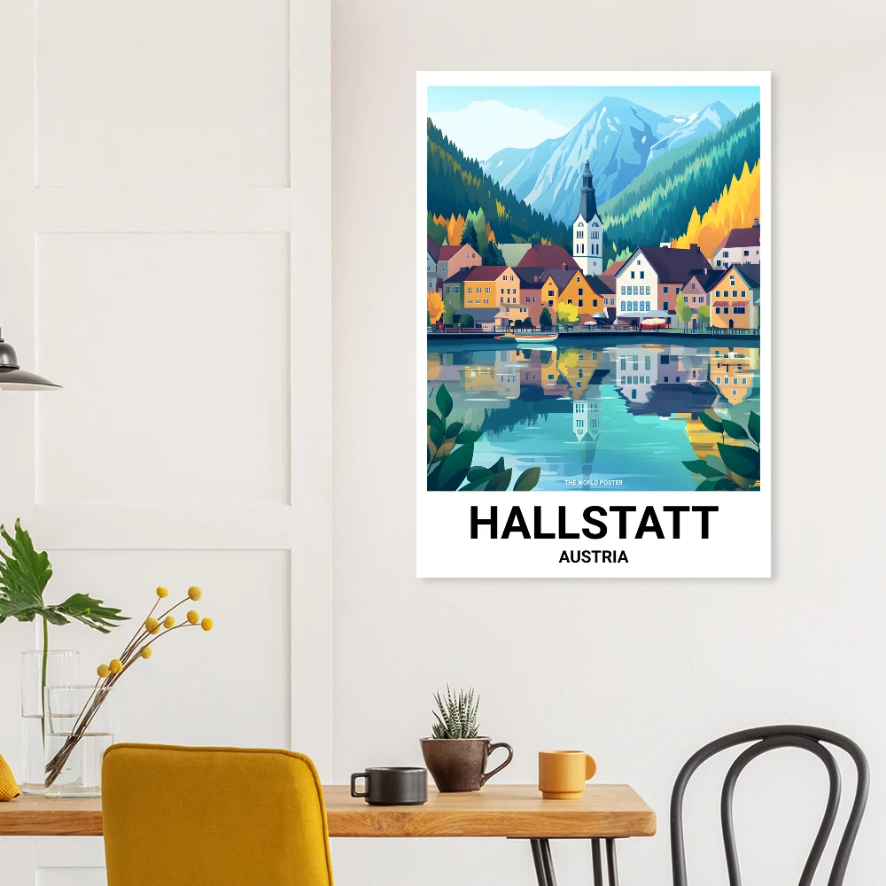 Affisch HALLSTATT - Image 6 of 6